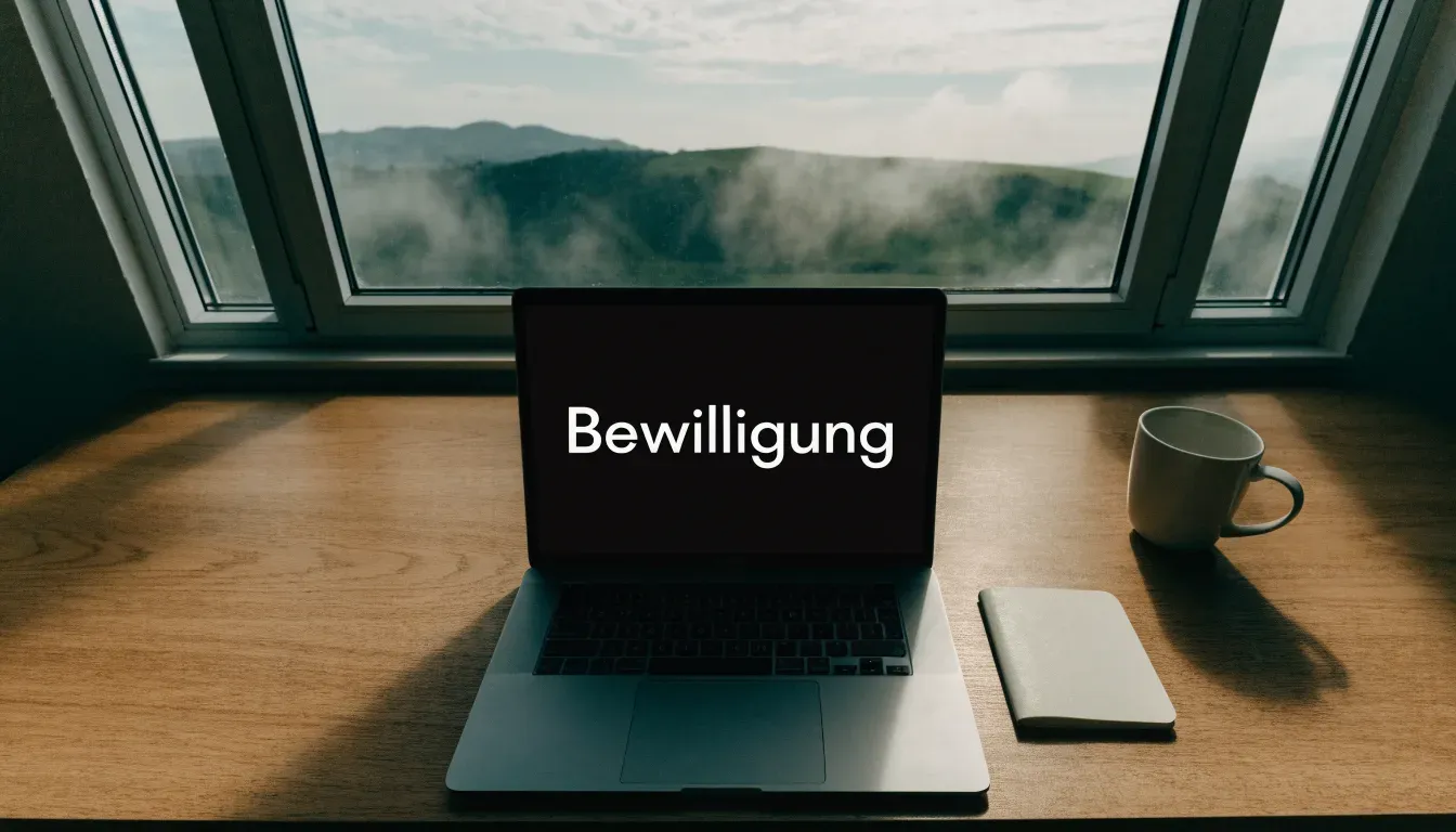 Ein leeres Stadion im Morgenlicht mit Blick auf die Sitzreihen, im Hintergrund Hügel und aufsteigender Nebel.